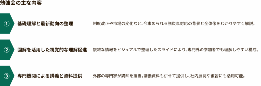 勉強会の主な内容
